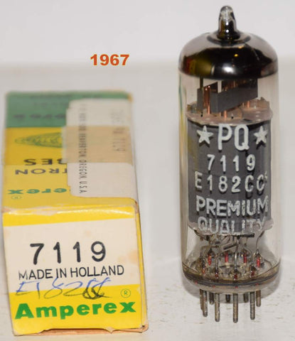 (!!!!) (Best Overall Single #2) E182CC=7119 Amperex PQ Holland NOS large 