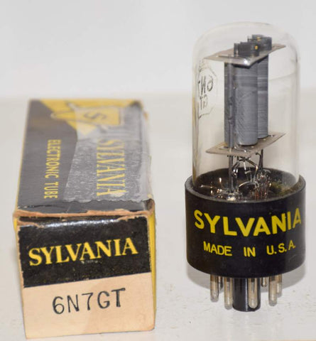 6N7GT RCA branded Sylvania NOS 1950's (2.5/2.6ma)
