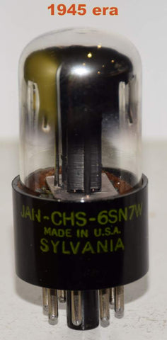 (!!!!) (Best Single) JAN-CHS-6SN7W Sylvania 