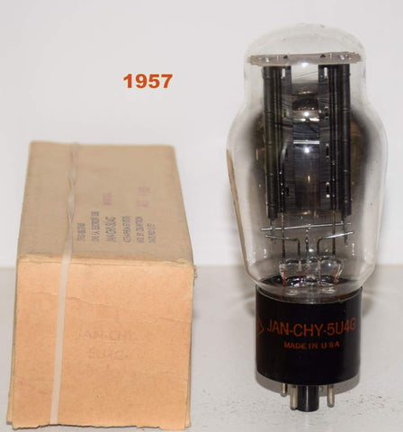 (!!!!) (BEST SINGLE) JAN-CHY-5U4G CBS NOS 1957 (58/40 and 60/40)