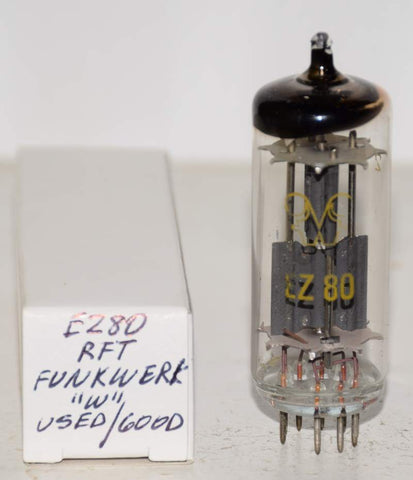 (!!!) (Single) 6V4=EZ80 RFT East Germany branded Funkwerk 