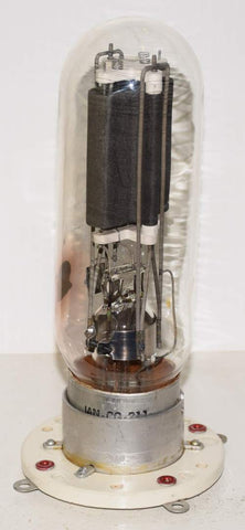 4 Pin USA-MADE slim profile BAYONET SOCKET NOS (for 211/805/810/845) (6 in stock)