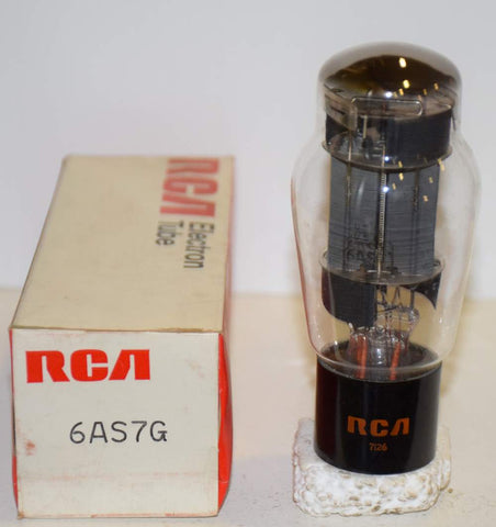 (!!!!) (Best Value Single) 6AS7G RCA gray plates NOS 1971 (60ma/78ma)