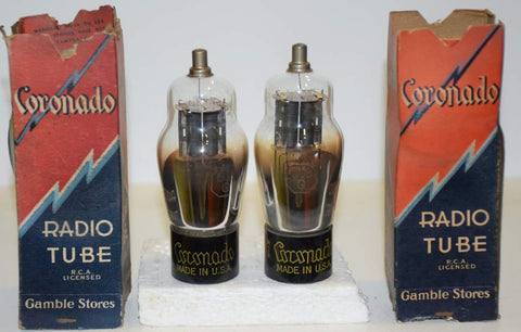 (!) (PAIR) 6C8G Coronado by NOS 1940's (3.2/3.3ma and 2.8/3.0ma)