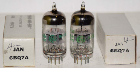 (!!!!) (GE Pair) 6BQ7A GE NOS 