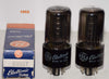 (!!!!) (Best Value Pair) 6V6GT GE coated glass NOS 1952 same date codes (56ma and 59ma)
