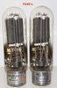 (!!!) (Best Value Pair #1) JAN-211 GE like new 1942-1944 in tan boxes (115.5ma and 110ma) (Highest mA and Gm)
