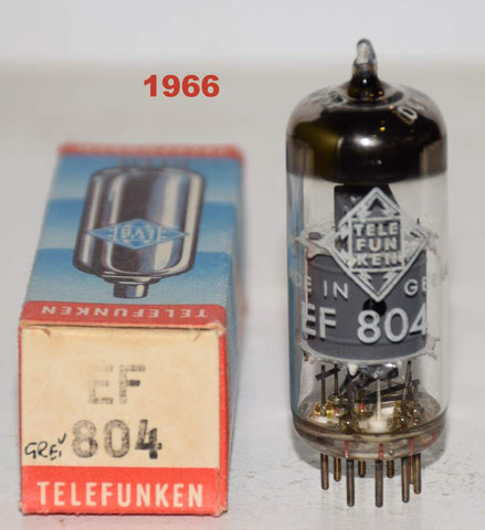 EF804 Telefunken Germany NOS 1966 (2.9ma)