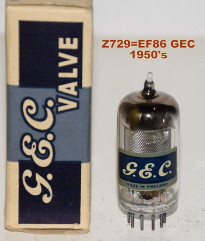 (!!!!) (Recommended Single) Z729=EF86 GEC UK NOS 