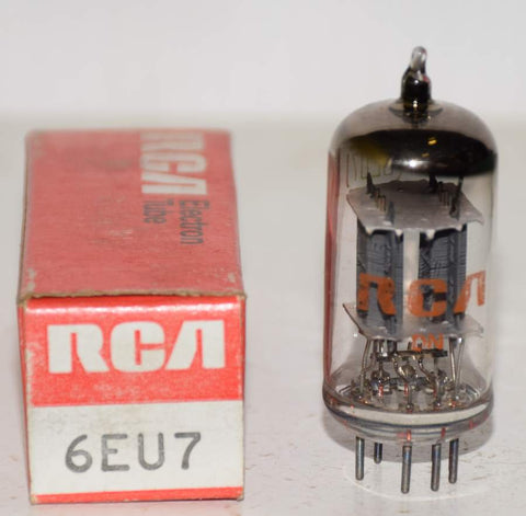 (!!!) (Recommended Single) 6EU7 RCA NOS 1971 (53/32 and 45/32)