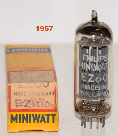 (!!!!) (Best Holland Single) EZ80=6V4 Philips Miniwatt Sittard Holland large 