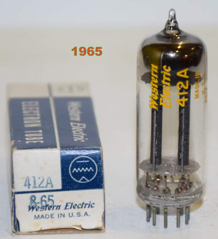 (!!) 412A Western Electric NOS 1965 (52/40 and 52/40)
