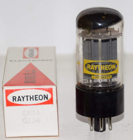 (!!) (Best Sound for the money) GZ34 Raytheon Japan by Matsushita NOS similar sound and build to Mullard NOS 1970's (59/40 and 59/40)
