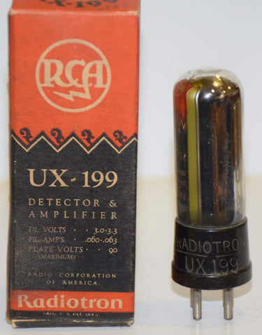 UX-199=199 RCA Radiotron NOS 1930 era (1.7ma)