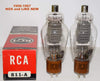 (!!) (BEST PAIR) 811A RCA NOS and like new 1956-1967 same build (50/36 and 52/36)