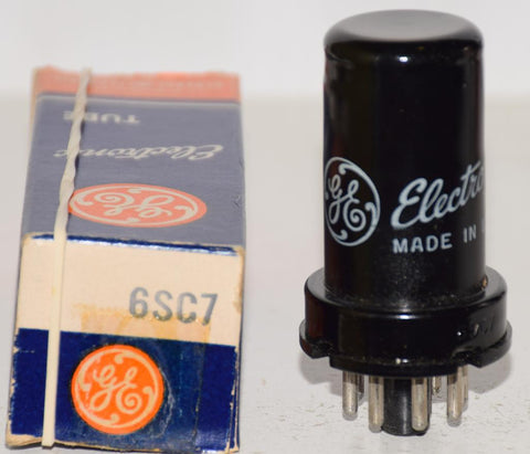 (!!) (Best Single) 6SC7 GE NOS 1955 (2.2/2.1ma)