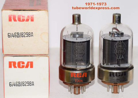 6146B RCA NOS 1971-1973 (96ma and 96ma)