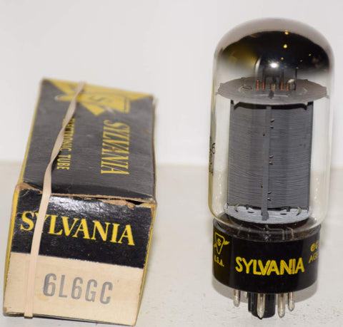 (!!!) (Recommended Single) 6L6GC Sylvania NOS 1960 era (71.8ma)