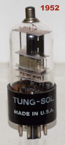 6S8GT Tungsol tests like new scratches on base 1952 (102/60)