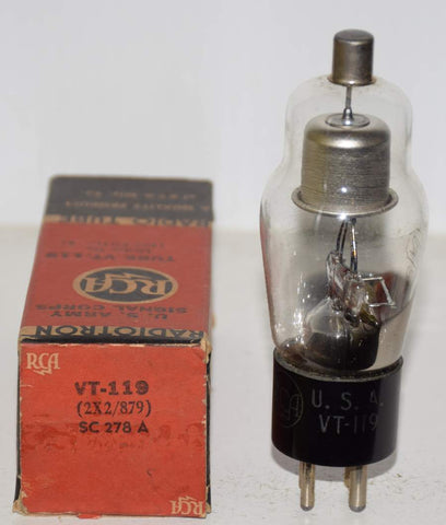 2X2=VT-119 RCA NOS (2 in stock)