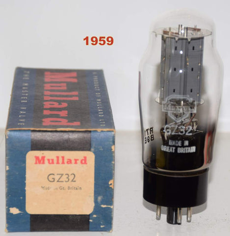 (!!!!) (Best Single) GZ32 Mullard England BVA 