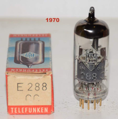 (!!) (Single) E288CC=8223 Siemens Halske Germany rebranded Telefunken NOS 1970 (36.0/37.6ma)