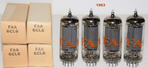 (!!) (3rd Best Quad) 6CL6 RCA FAA NOS 1963 (26, 27, 27.5, 28.5ma)