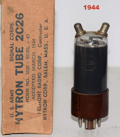 2C26 Hytron NOS 1940's (6 in stock)