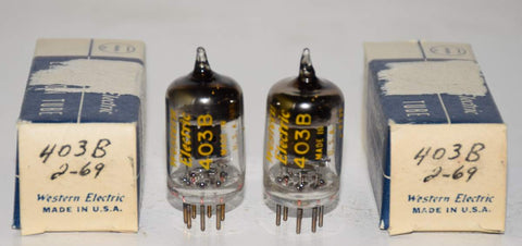 (!!!!!) (Recommended Pair) 403B Western Electric NOS 