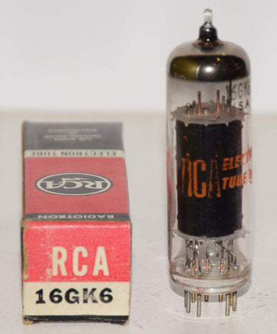 16GK6 Sylvania branded RCA NOS 1960's (1 tube)
