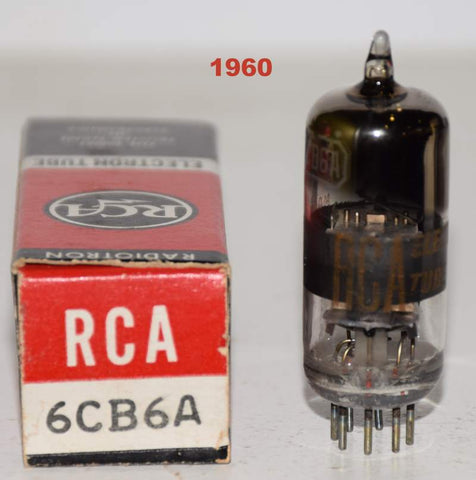 6CB6A RCA NOS 1960 (11.6ma)