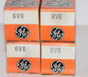 (!!!) (Recommended Quad) 6V6 GE metal can NOS 1976 (34.0, 34.6, 35, 35mA)