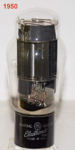 (!!!) (Best Single) 6AS7G RCA branded GE clear top black plates like new 1950 (83.5/93.2ma)