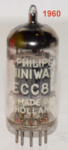 (!!!!) (Best Value 1960) 12AX7 Philips Miniwatt Holland low hours/tests like new 1960 (Gm=1600/1600 and 1.0/1.3ma)