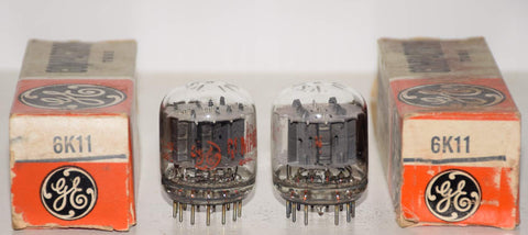 (!!!) (Best Pair #1) 6K11=6Q11 GE NOS 1961 (1 pair)
