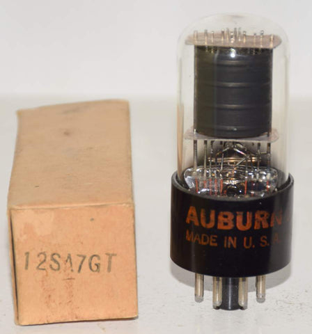 12SA7GT Auburn USA NOS 1960 (3.8ma) strong single
