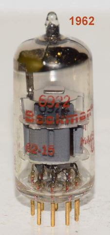 (!!) (Good Value) 6922 Amperex USA branded Beckman used/70% 1962 (9.2/8.6ma)