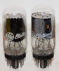 (!!!!) (Best Pair) 12SN7GTA GE coin-base side getter NOS 1980 (10.4/10.8ma and 10.4/10.0ma) (same Gm)