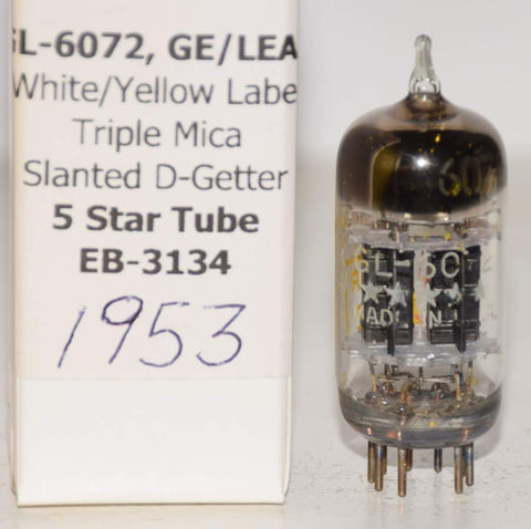 (!!!!!) (Best Single 1953) GL-6072 GE 5 star triple mica black plates 