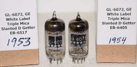 (!!!!!) (Best Overall Pair) GL-6072 GE 5 star triple mica black plates 