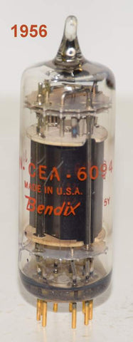 (!!) (Single) JAN-CEA-6094 Bendix used/good 1956 1st series made with mica supports at top (48ma)