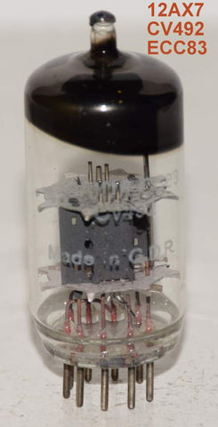 ECC83=12AX7 East Germany used/good 1970's in white box (1.0/0.7ma)