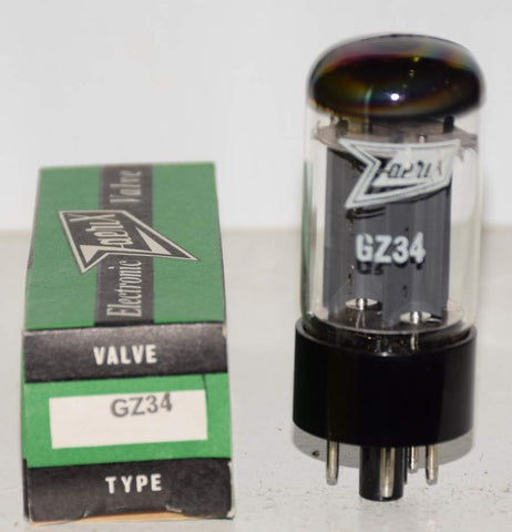 (!!!) (Recommended Single)  GZ34 Zaerix Japan by Matsushita NOS similar sound and build to Mullard NOS 1970's (60/40 and 60/40)