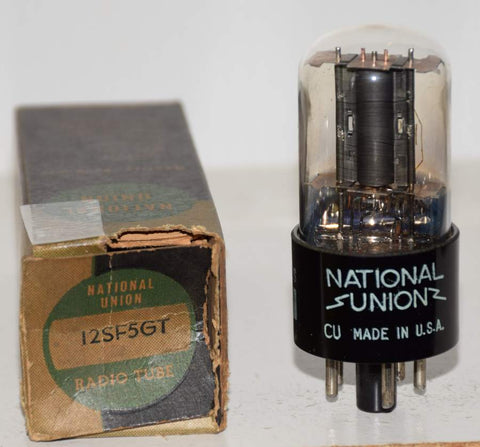 (!) (Best Single) 12SF5GT National Union NOS 1950 (2.1ma Gm=1600)