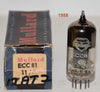 (!!!!) (Best Single 1958) CV455=12AT7 Mullard 