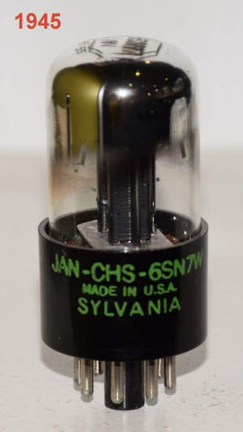 (!!!!) (Single) JAN-CHS-6SN7W Sylvania 
