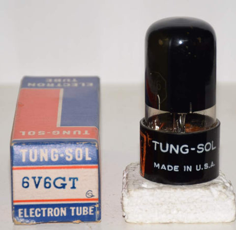 (!) (Best Single) 6V6GT Tungsol gray plate coated glass NOS 1951-1956 (64ma)