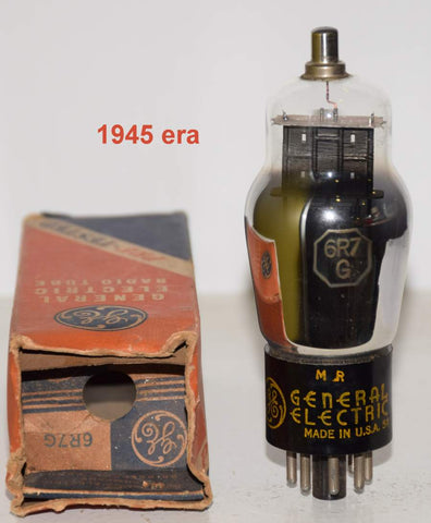 (!) Best Single) 6R7G GE NOS 1945 era (110/60)