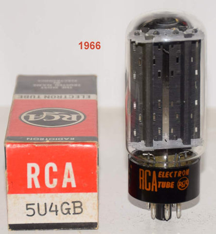 (!!!) (SINGLE) 5U4GB RCA NOS 1966 (60/40 and 68/40)