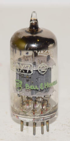 (!!) 12AX7 Hitachi Japan branded Bell and Howell used/good 1962 (Gm=1500/1400)